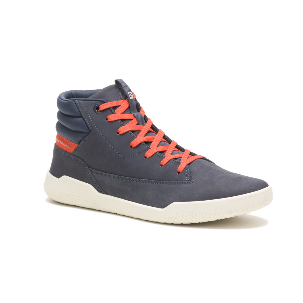 Caterpillar Men's Hex Hi Sneakers Navy CAT-64859